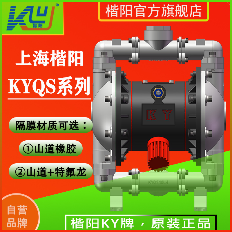 KYQS32L6不銹鋼316L氣動(dòng)隔膜泵3