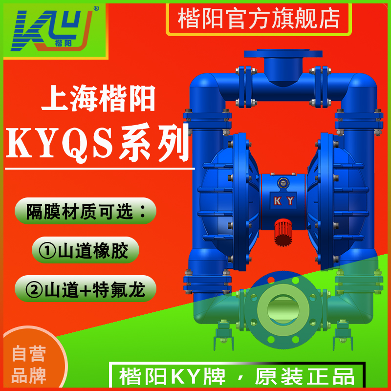 KYQS80LC鋼襯氟氣動隔膜泵3