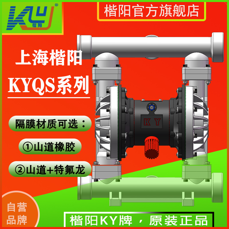 KYQS65LS增強(qiáng)聚丙烯氣動隔膜泵4