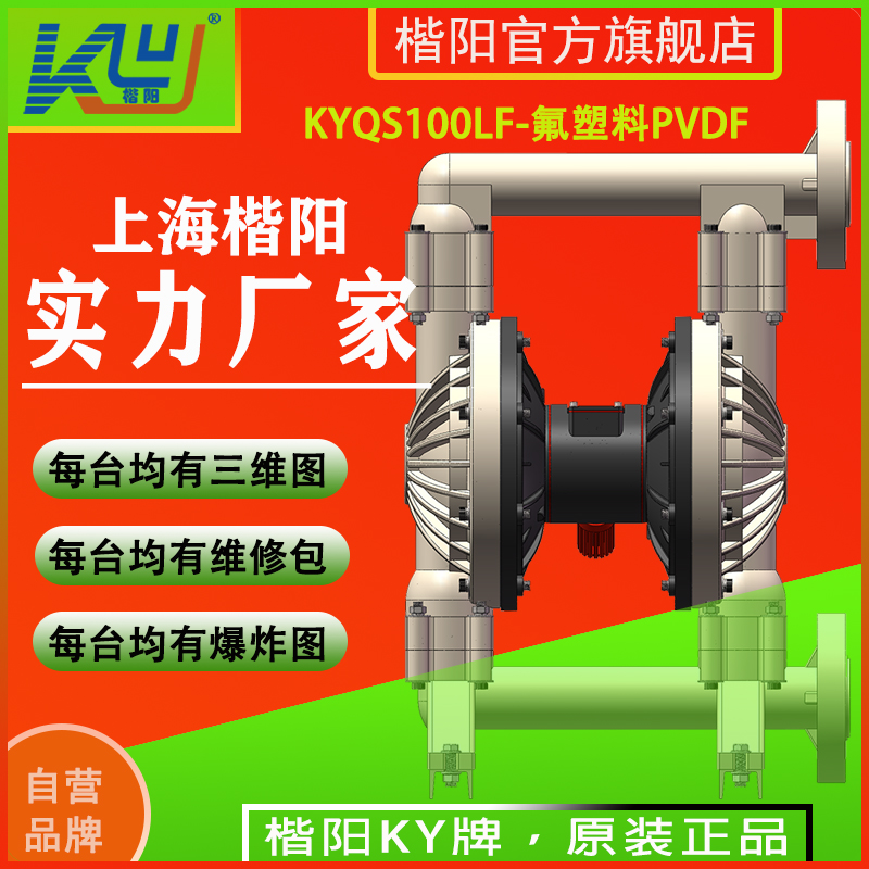 KYQS100LF氟塑料氣動隔膜泵3