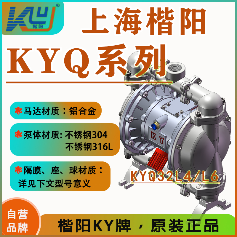 KYQ32L6不銹鋼氣動隔膜泵2