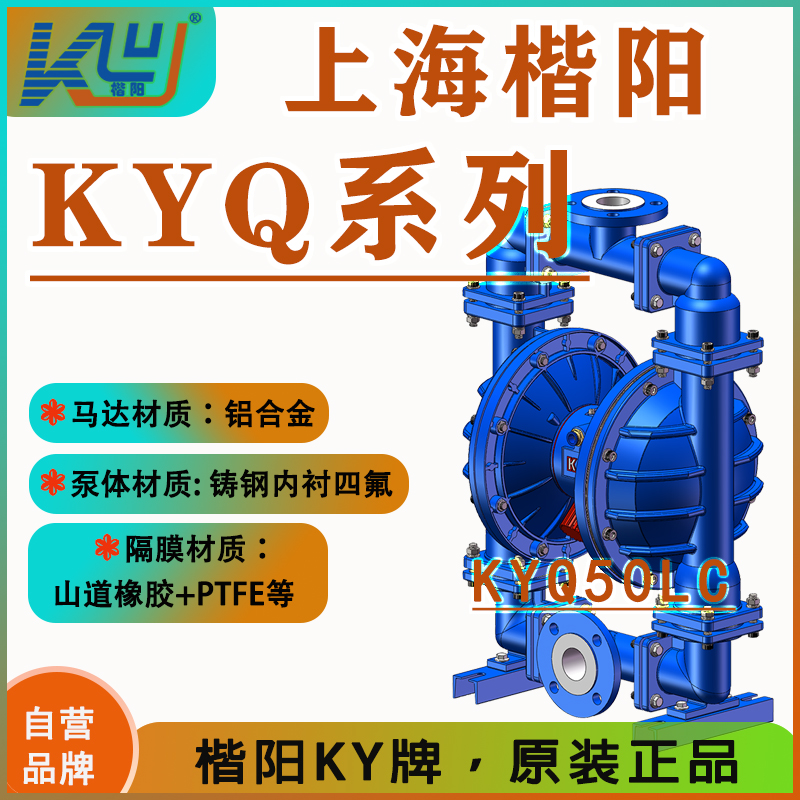 KYQ50LC鋼襯氟氣動(dòng)隔膜泵2