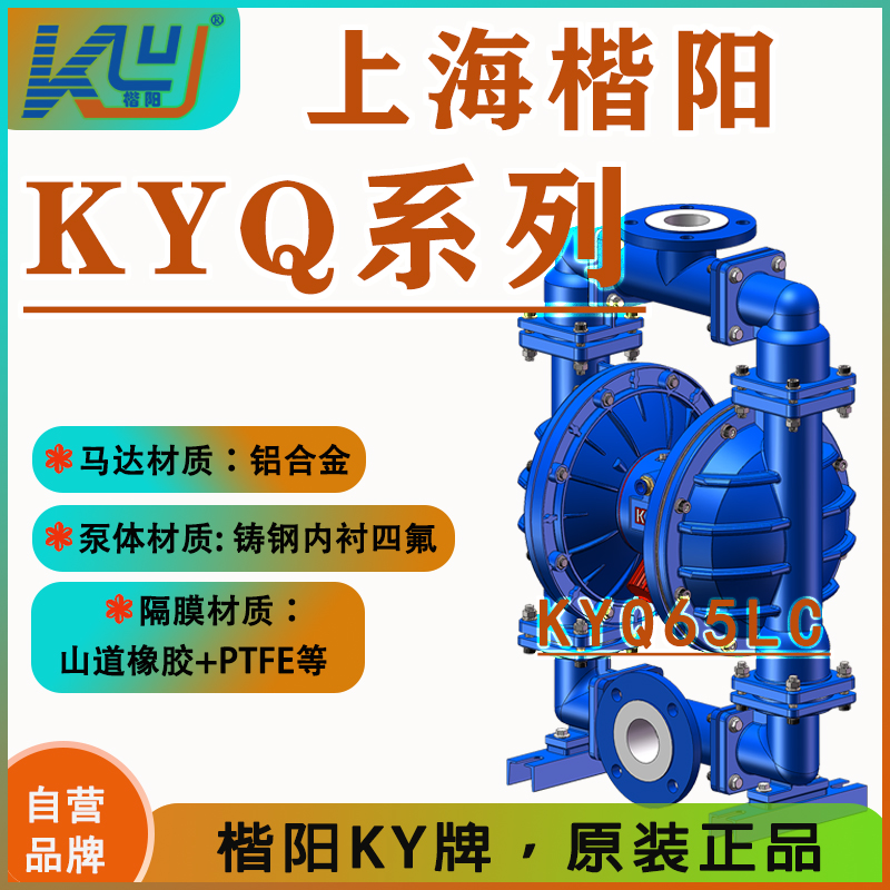 KYQ65LC內(nèi)襯四氟氣動隔膜泵1