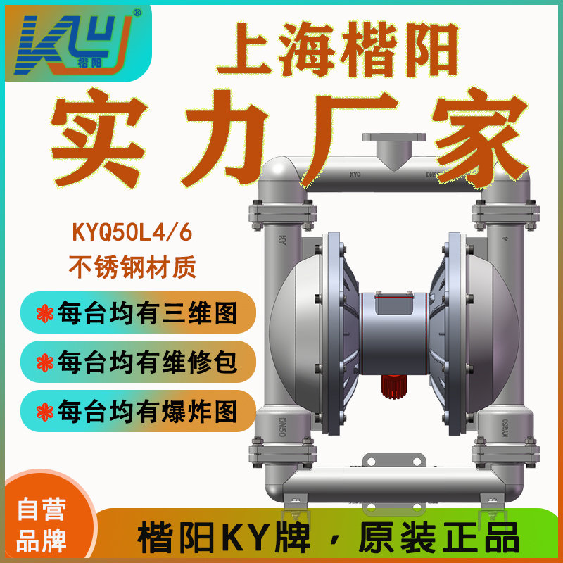 KYQ50L6不銹鋼氣動隔膜泵3