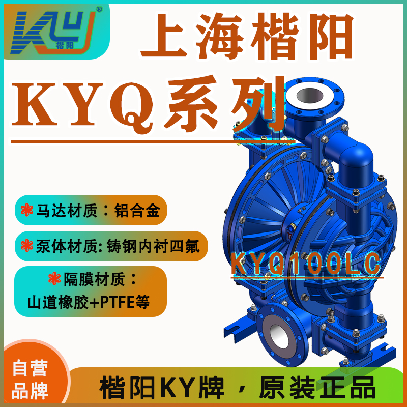 KYQ100LC鋼襯氟氣動(dòng)隔膜泵2